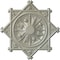 Ekena Millwork Antilles Ceiling Medallion (Fits Canopies up to 6"), Hand-Painted Flash Copper, 38 1/4"OD x 1 1/2"P CM38ANFCS - alternate 1